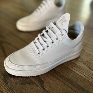 Low-top, putty/beige/nude, Filling Pieces sneakers (size 37)